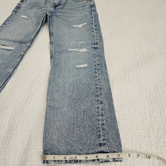 Zara Girls Denim Ripped Jeans - Picture 7 of 14